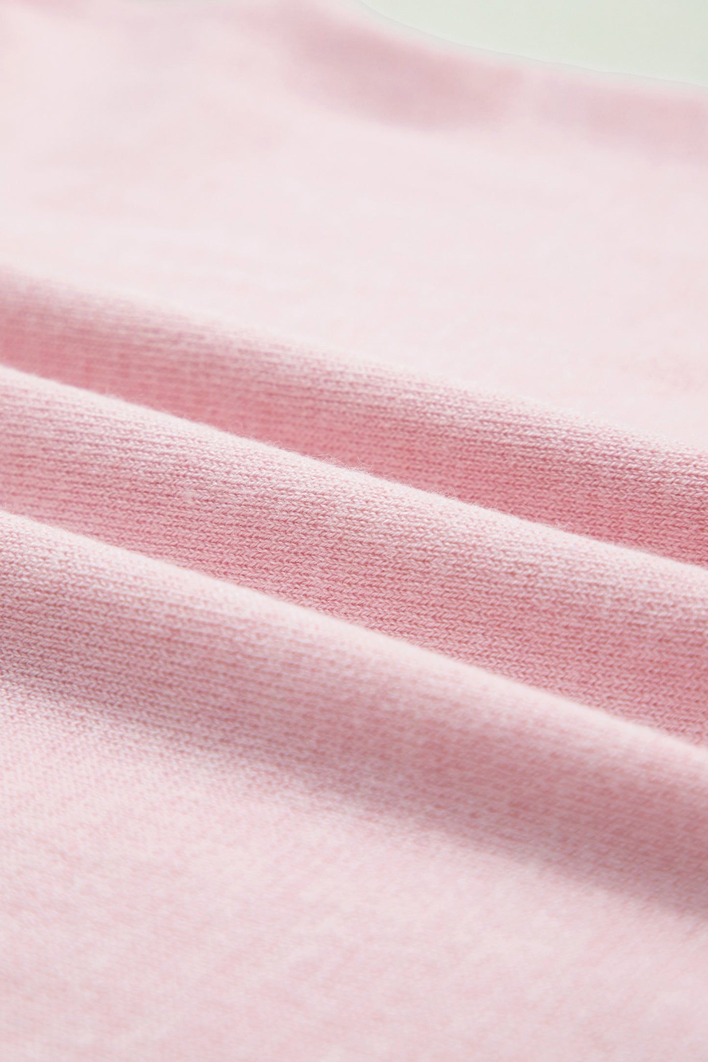 Strawberry Pink Lacy V Neckline Short Sleeve Sweater