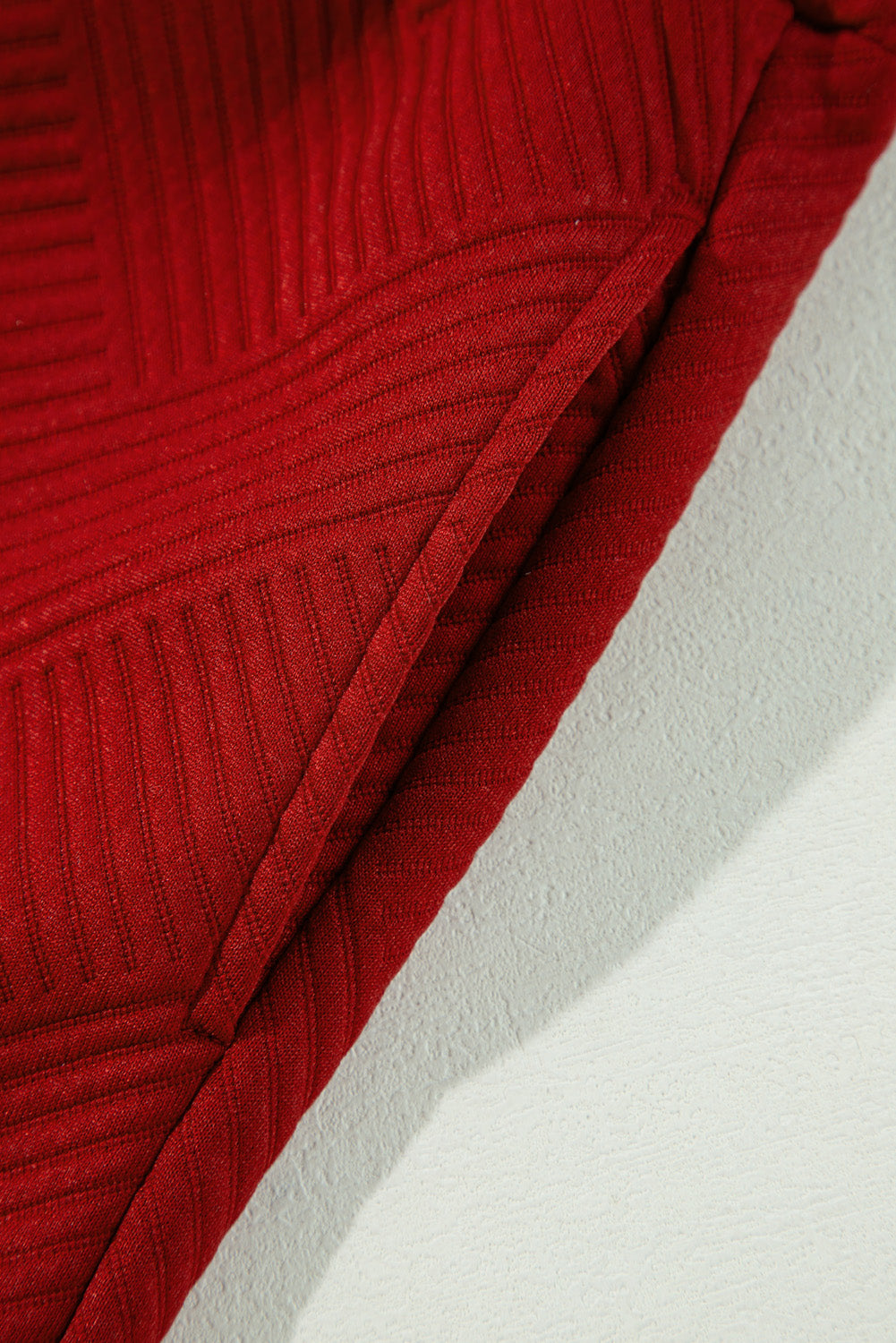 Navy Blue Ultra Loose Textured 2pcs Slouchy Outfit Set