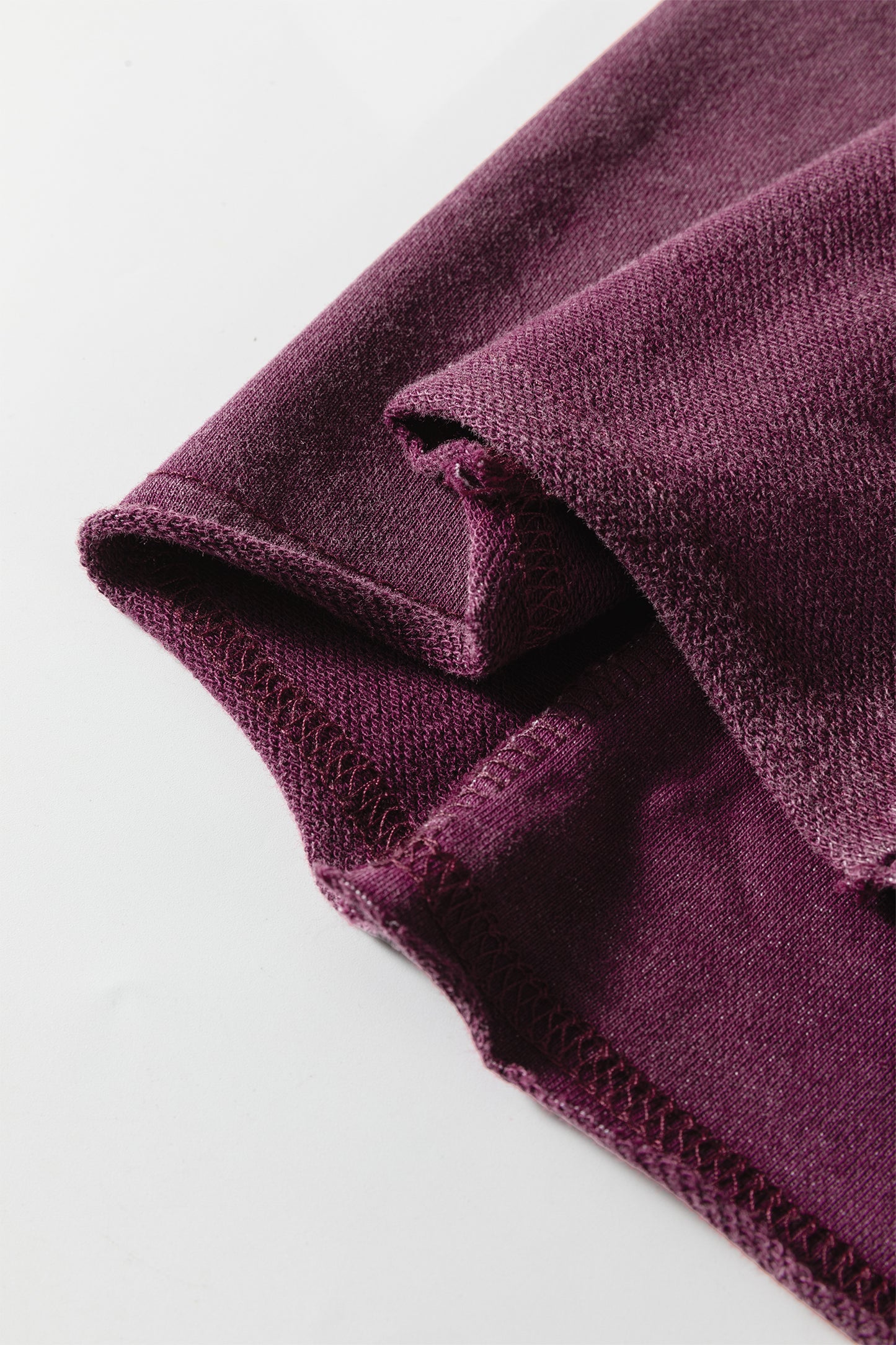 Ashleigh Blue Careys Mineral Wash Tiered Wide Leg Patchwork Drawstring Pants