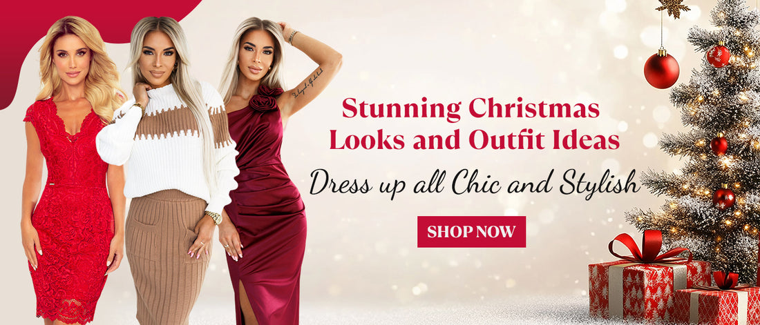 Stunning Christmas Looks and Outfit Ideas : Dress up all Chic and Stylish