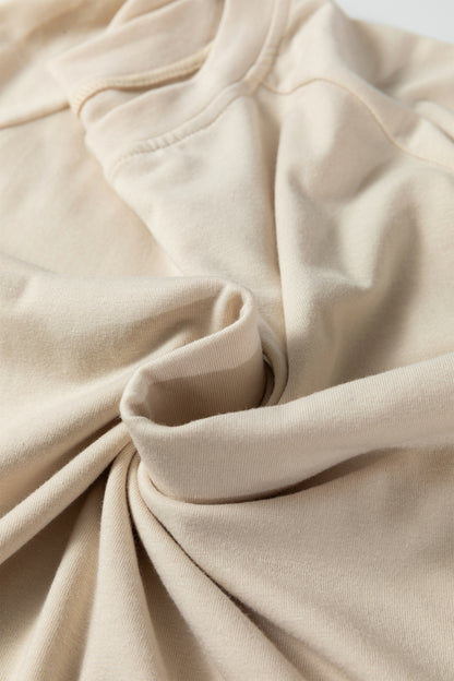 Jet Stream Solid Color Lace Patchwork Long Sleeve T Shirt