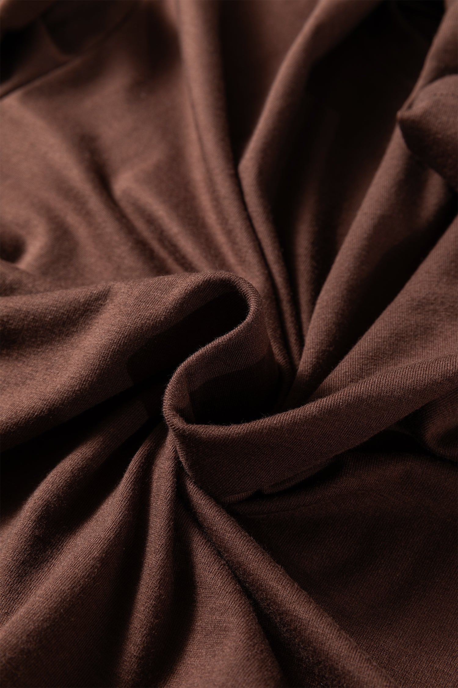 Red Sandalwood Floral Patchwork Short Sleeve T Shirt Loose Maxi Dress