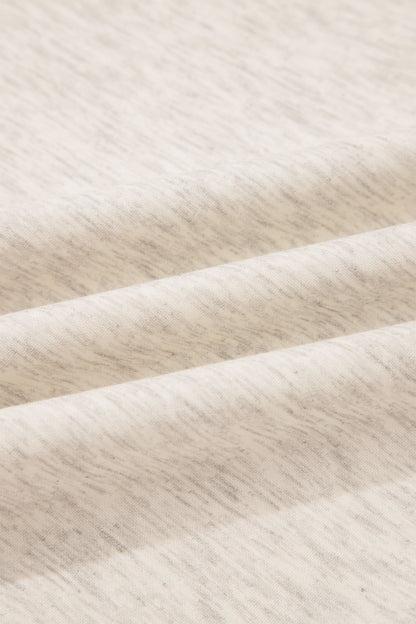 Light Grey Polo Tee Casual Pant Set