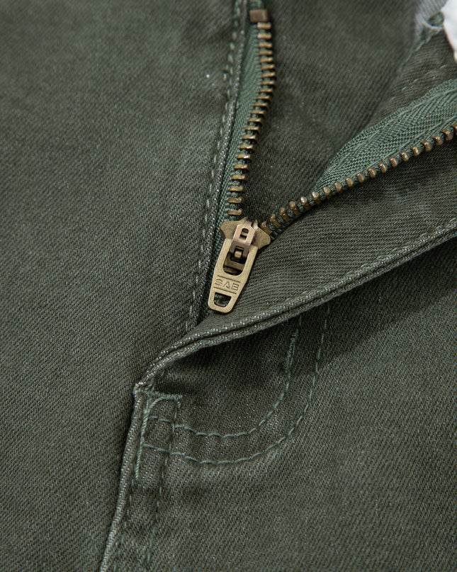 Mist 2-Button High Waist Flared Bottom Jeans