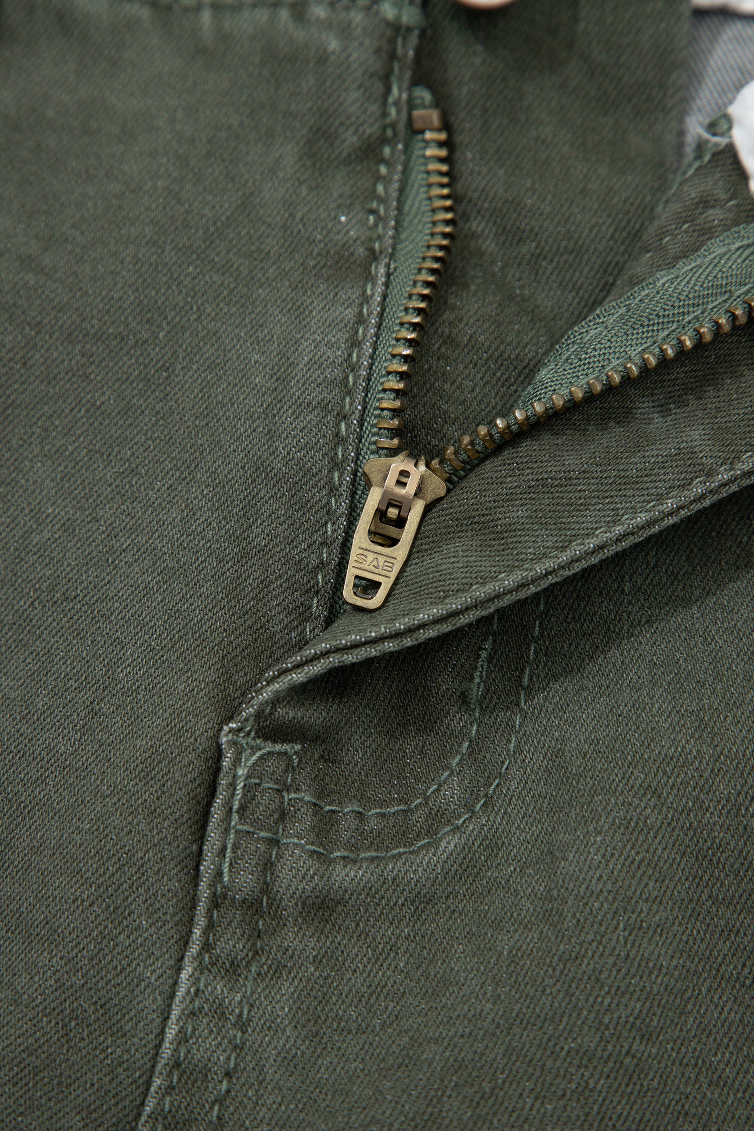 Mist 2-Button High Waist Flared Bottom Jeans