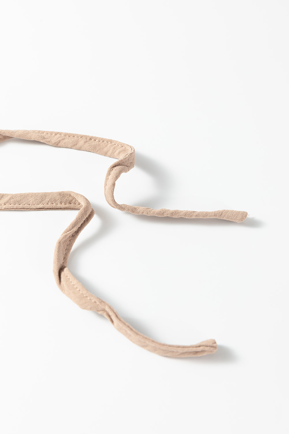 Pale Khaki Solid Color Keyhole Puffy Tank Drawstring Loose Pants 2pcs Set Outfit