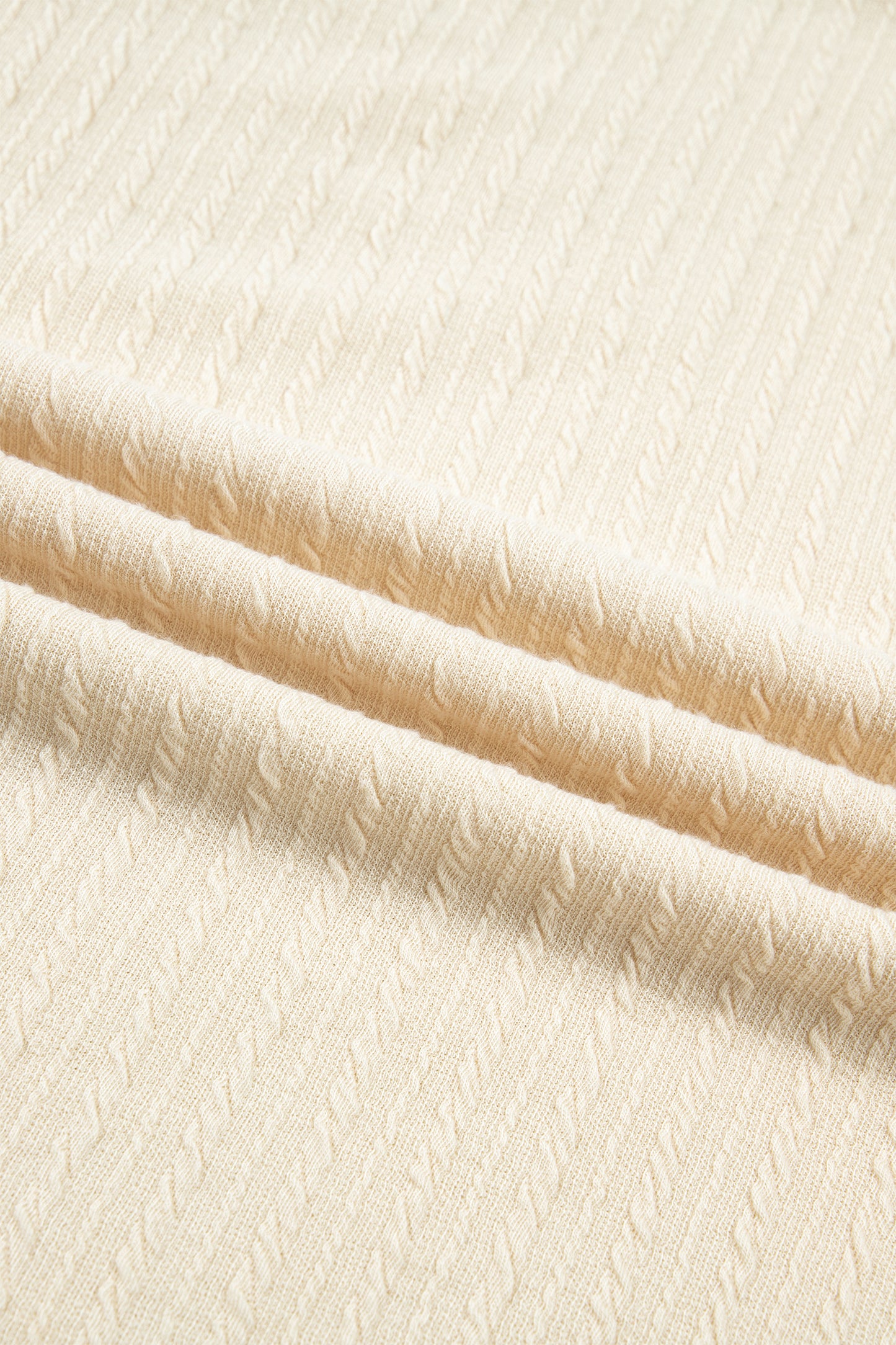 Jet Stream Half Buttons Ribbed Knit Wide Leg Jumpsuit