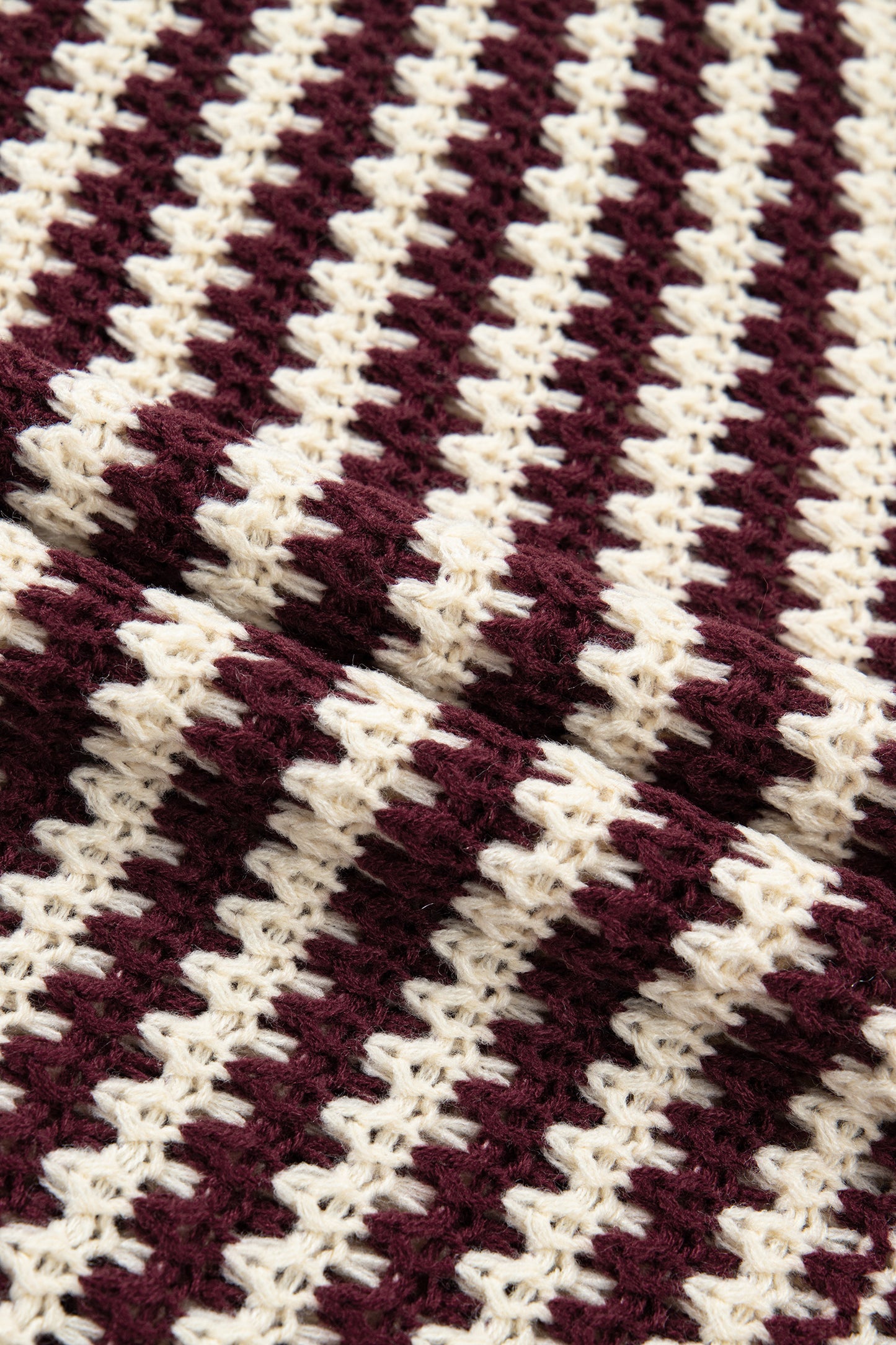 Red 3/4 Draped Sleeve Slouchy Sweater