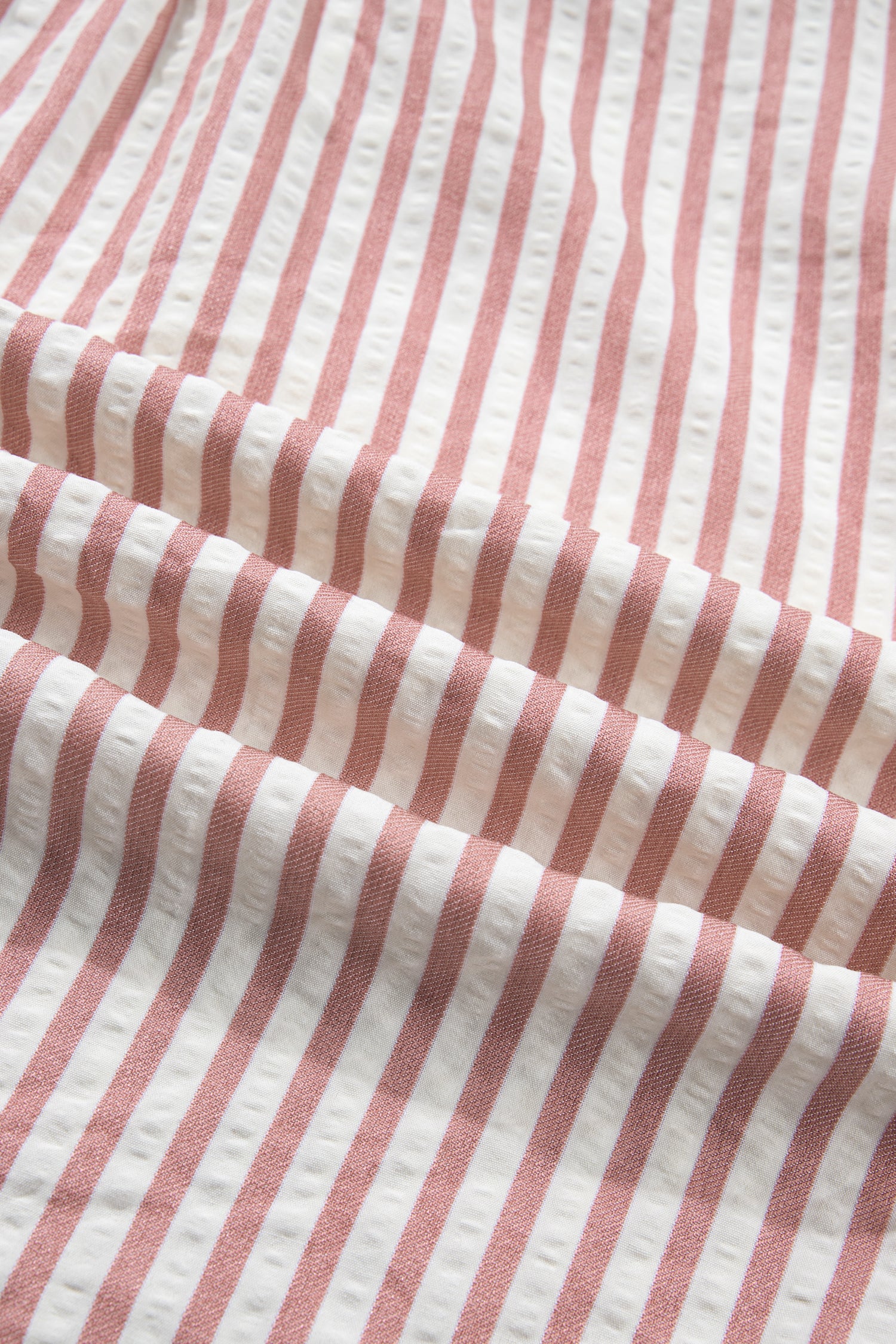 Sky Blue Stripe Leopard Trim V Neck Button Down Half Sleeve Shirt