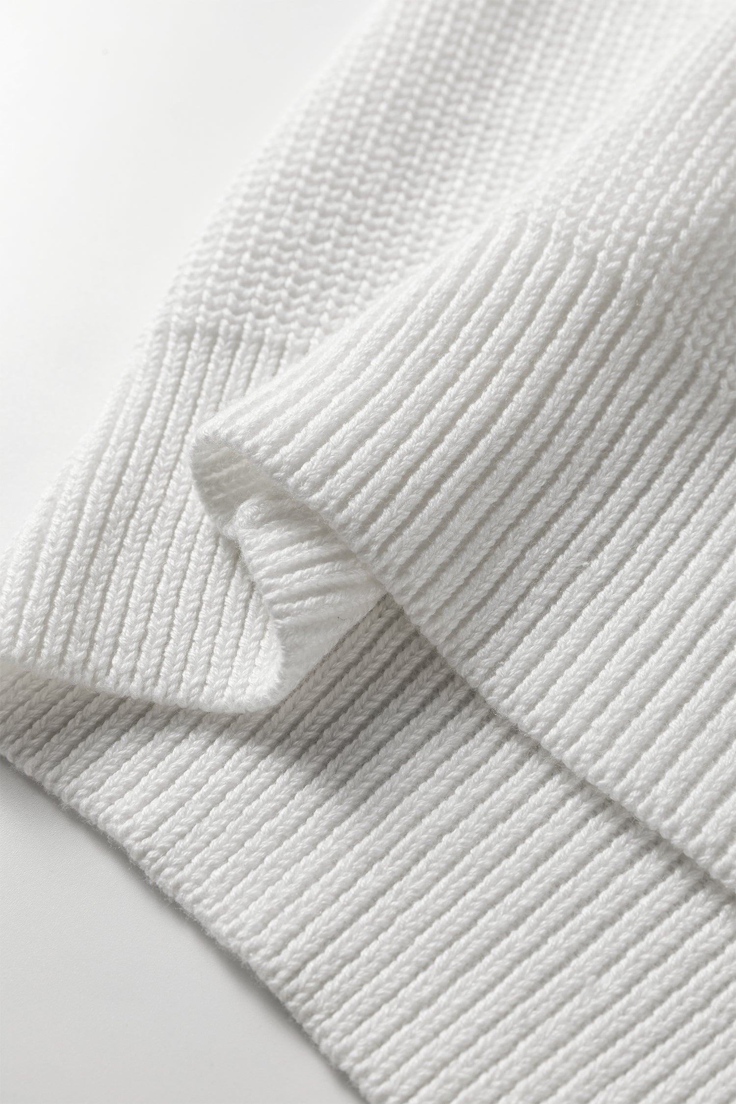 White Asymmetric Neck Drop Shoulder Baggy Slouchy Sweater