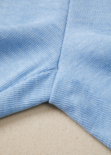 Beau Blue Cap Sleeve Matching Top and Jogger Pants Set