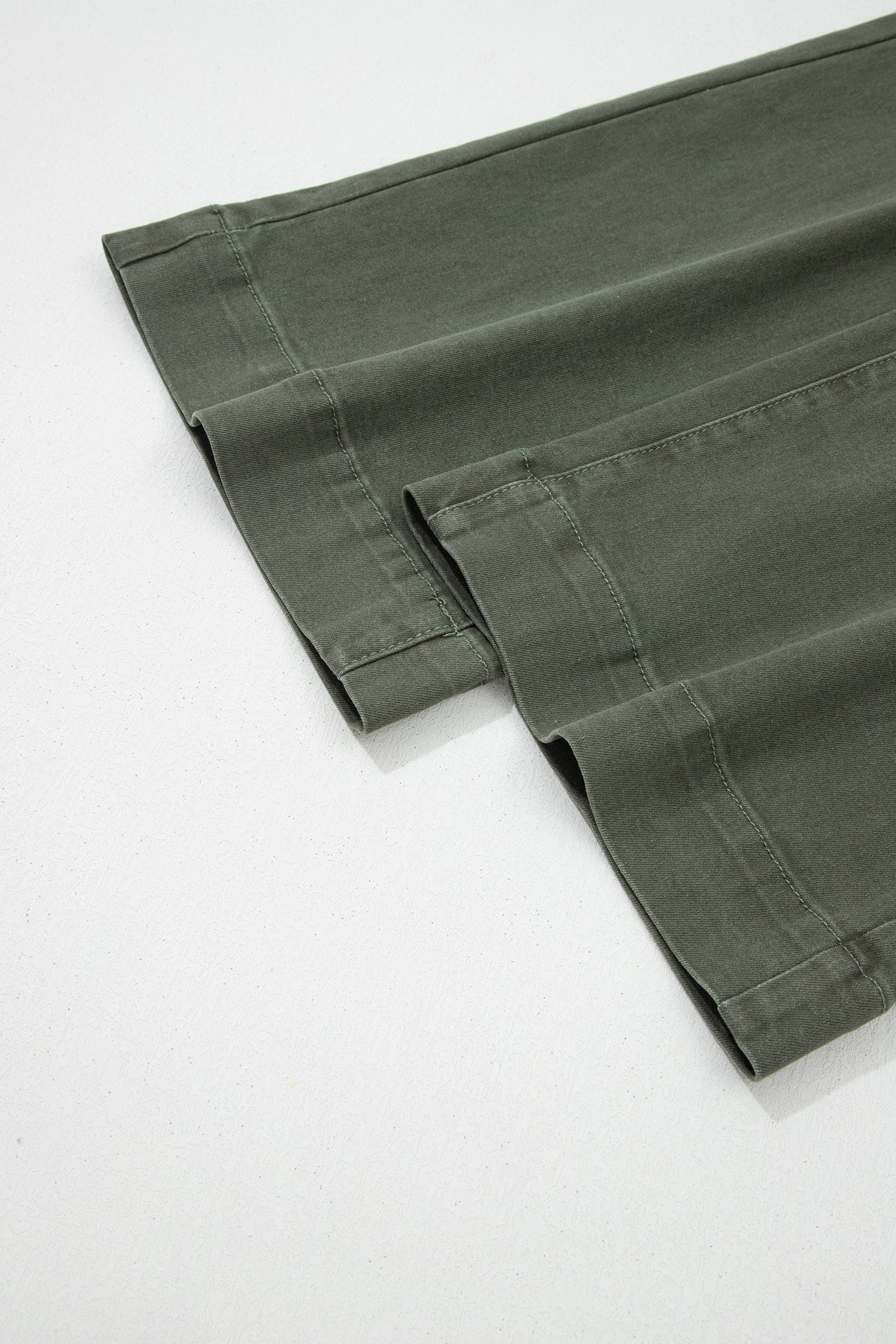 Mist 2-Button High Waist Flared Bottom Jeans