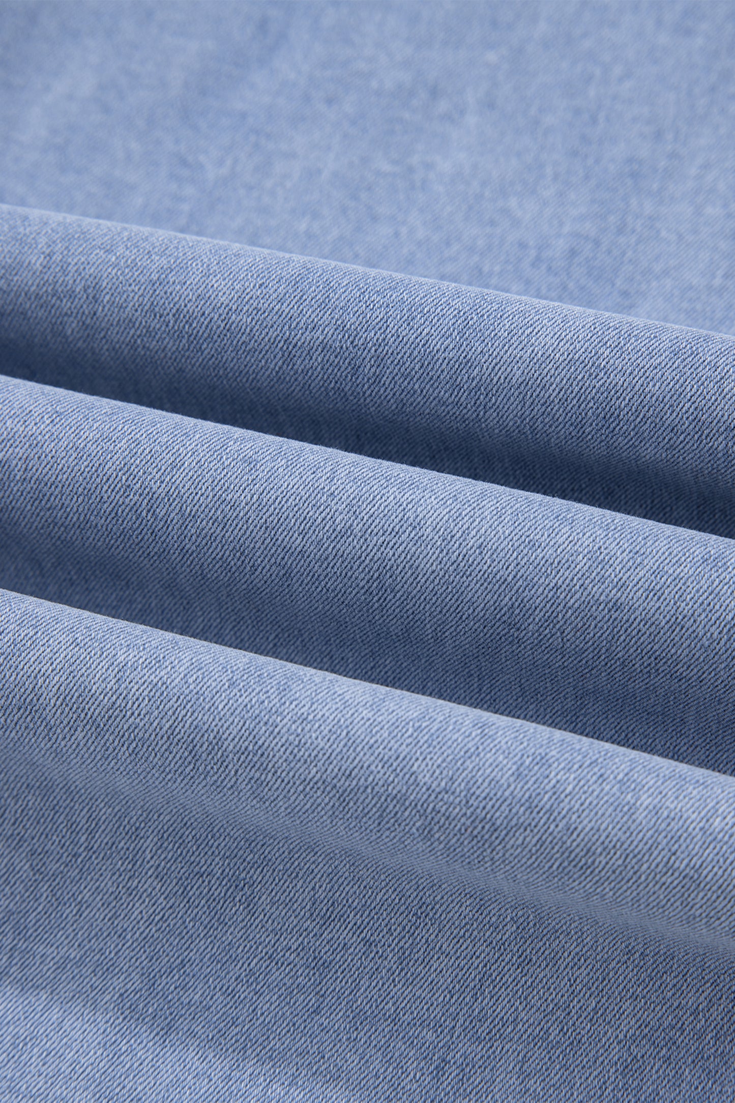 Beau Blue Contrast Stripe Frayed Side Panel Patchwork Shift Jeans