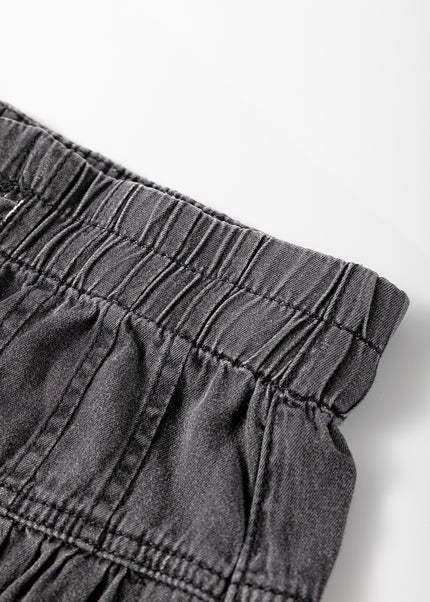 Button Fly Waist Wide Leg Jeans