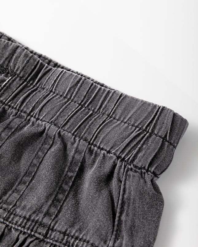 Button Fly Waist Wide Leg Jeans