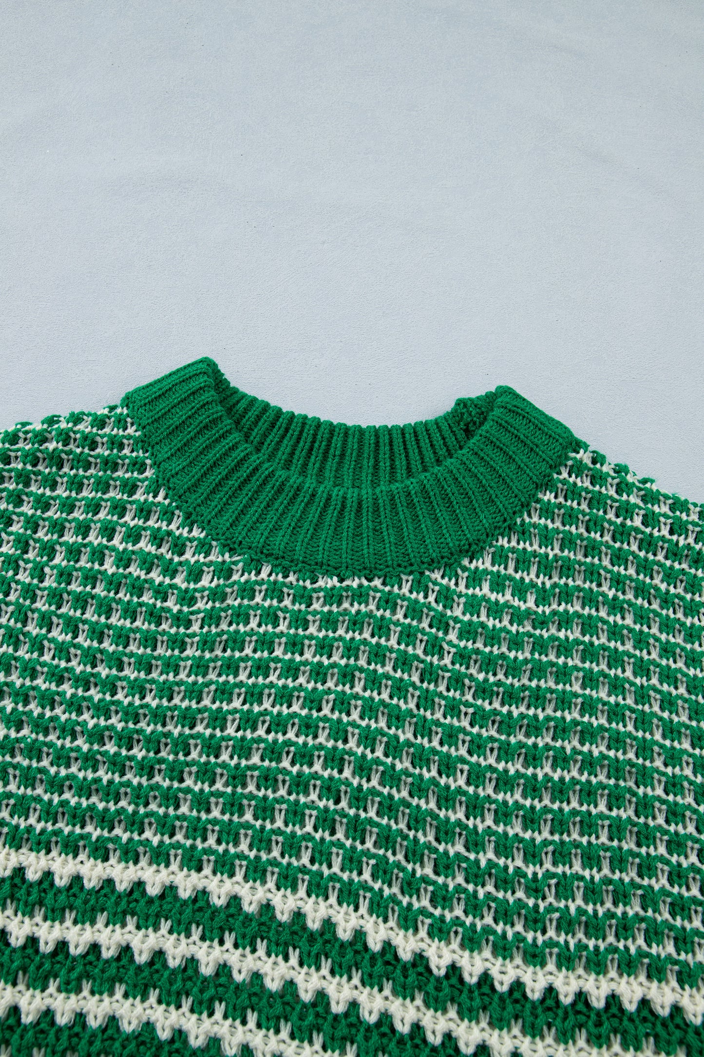 Red 3/4 Draped Sleeve Slouchy Sweater