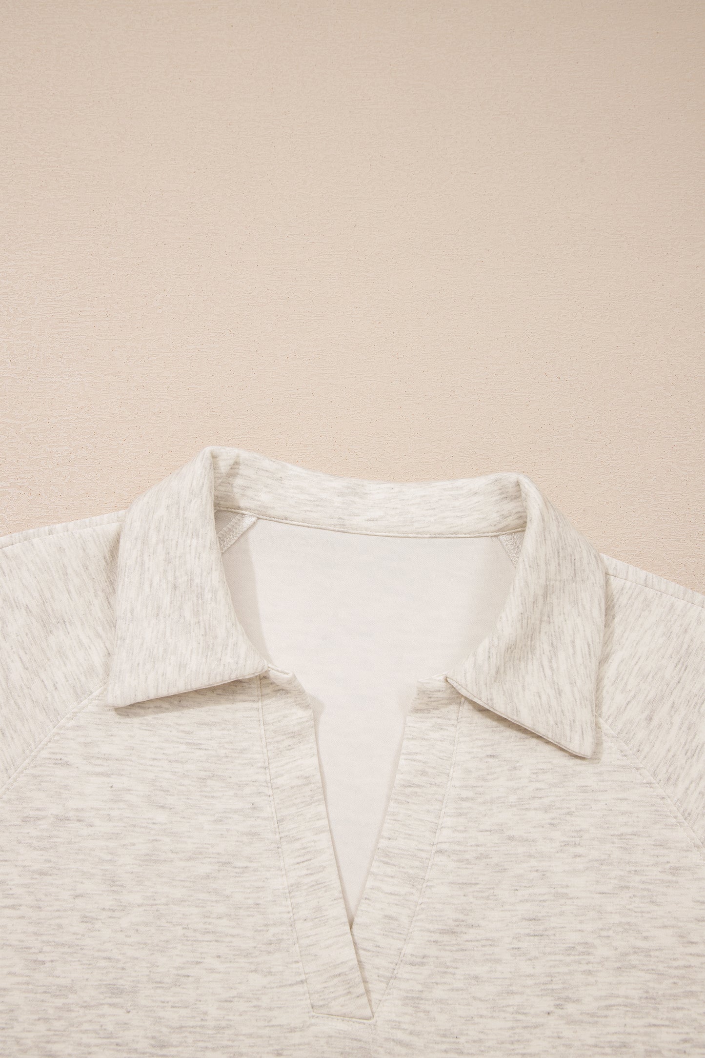 Light Grey Polo Tee Casual Pant Set