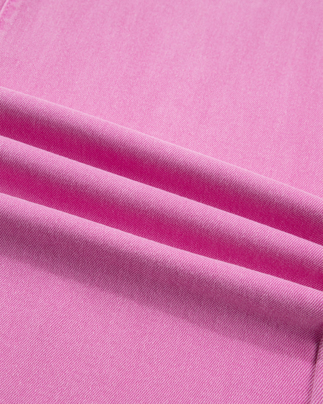 Mist 2-Button High Waist Flared Bottom Jeans