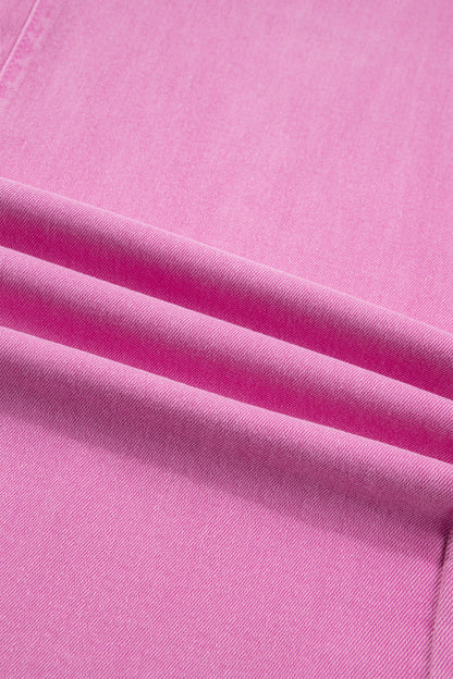 Mist 2-Button High Waist Flared Bottom Jeans