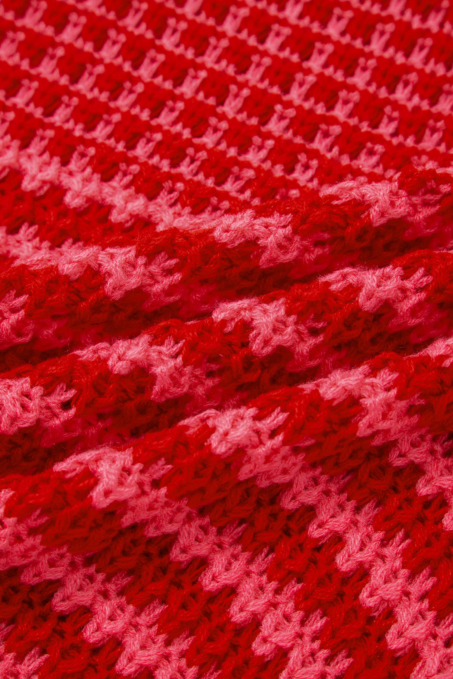 Red 3/4 Draped Sleeve Slouchy Sweater