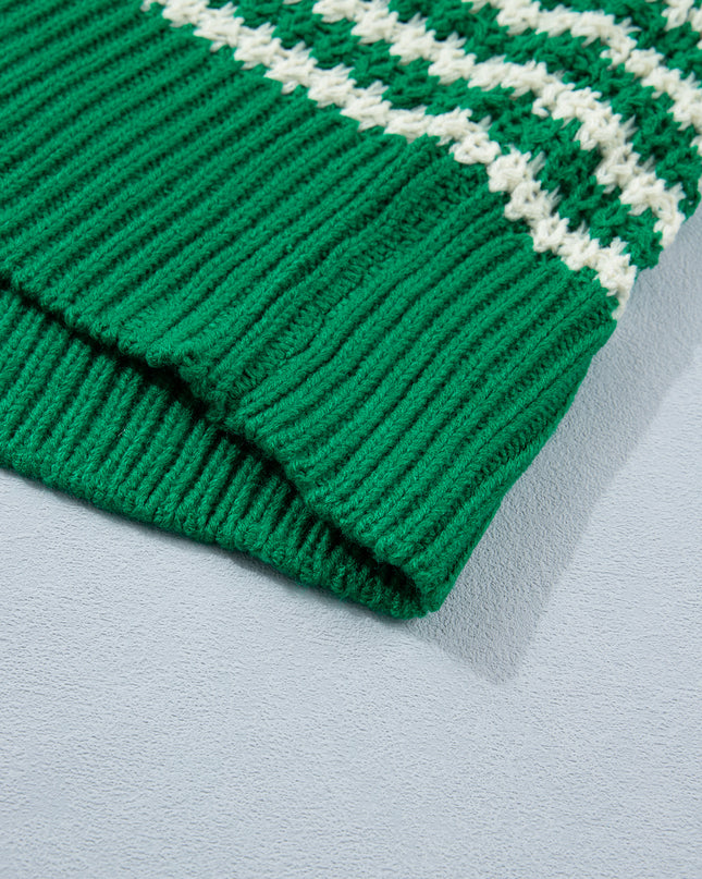 Red 3/4 Draped Sleeve Slouchy Sweater