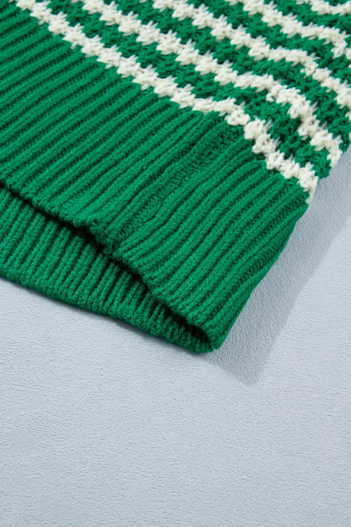 Red 3/4 Draped Sleeve Slouchy Sweater