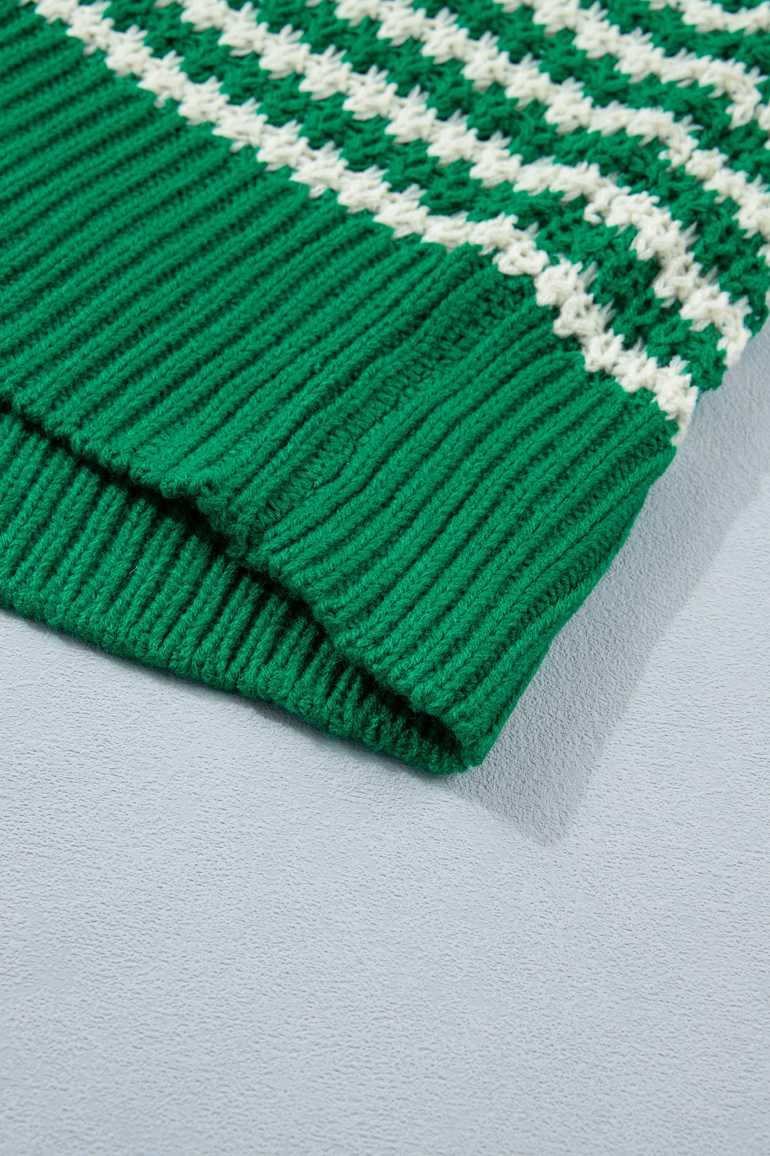 Red 3/4 Draped Sleeve Slouchy Sweater