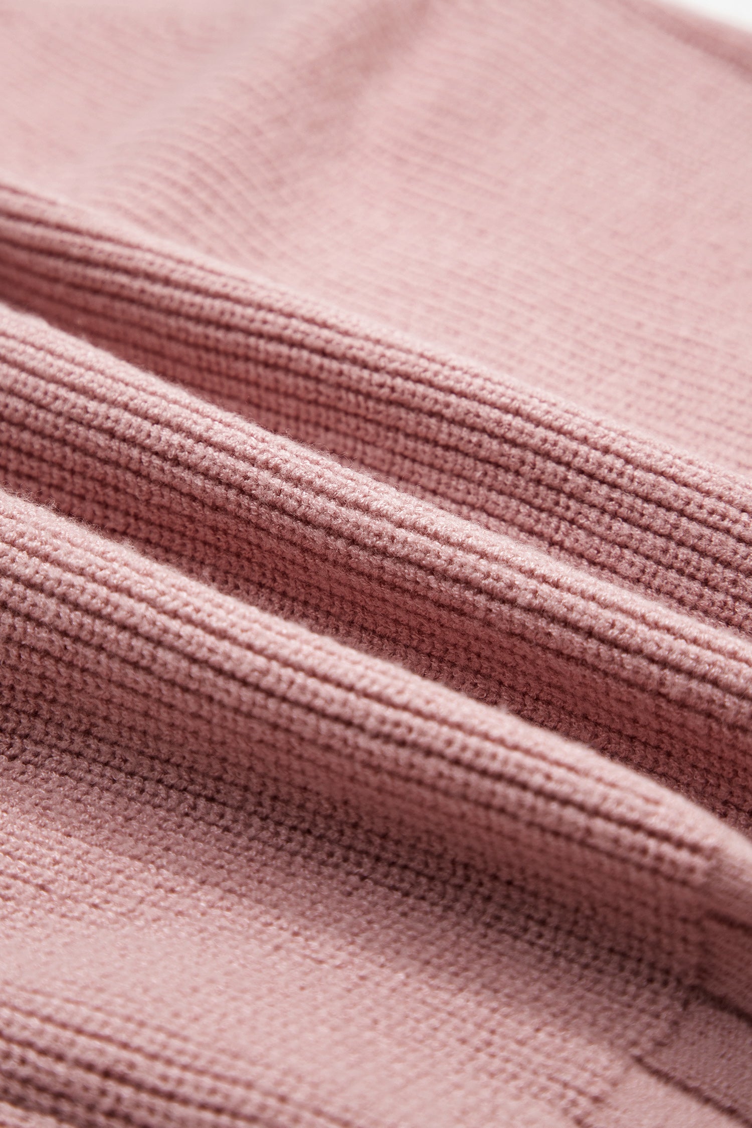 Goat Mixed Texture Knit Button V Neck Sweater Cardigan