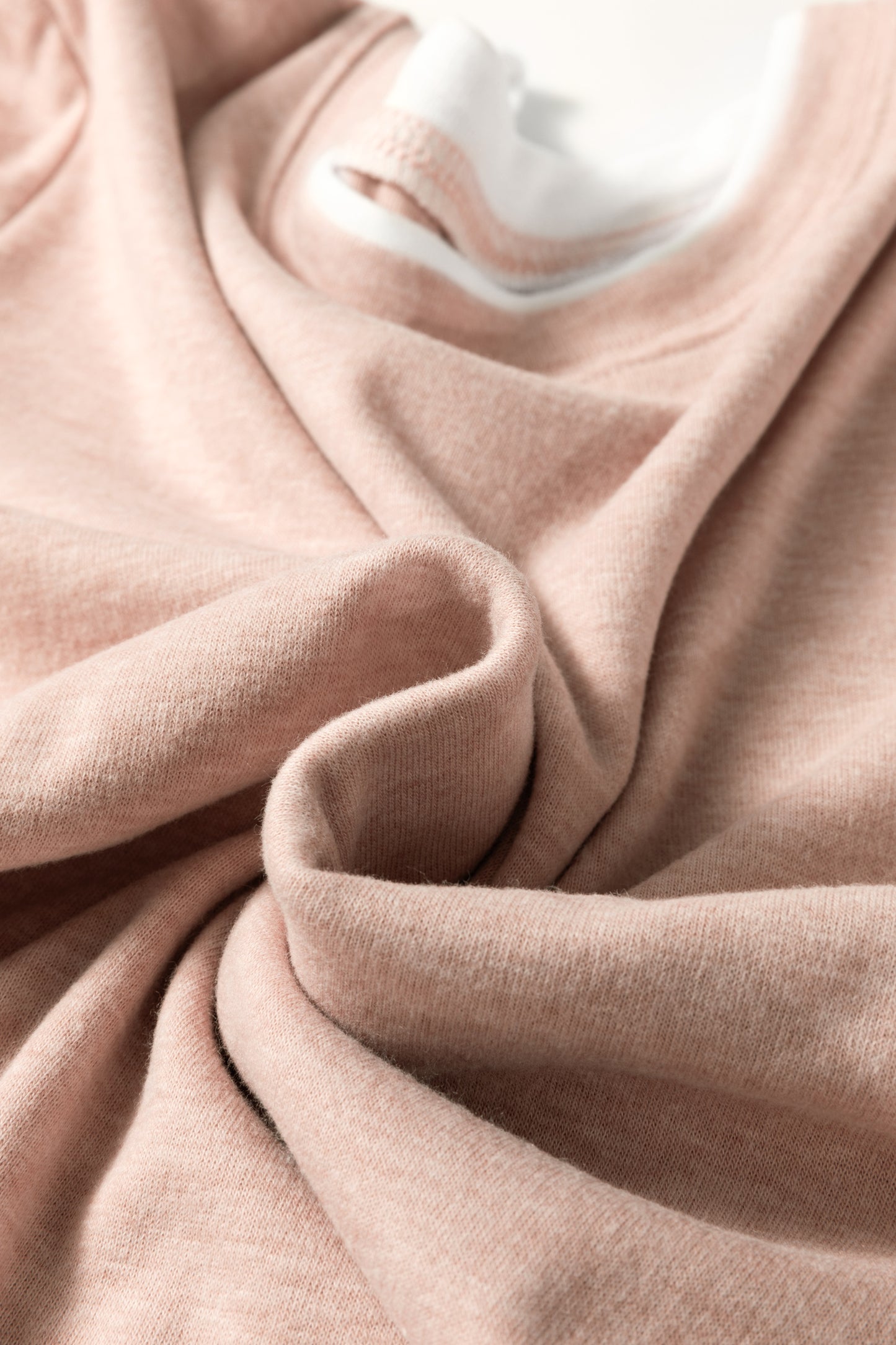 Smoke Gray False Two Piece Color Block Patchwork Long Sleeve Top