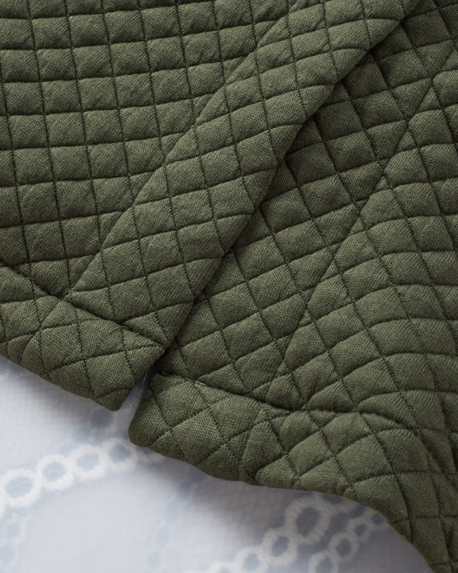 Black Retro Quilted Flap Pocket Button Shacket