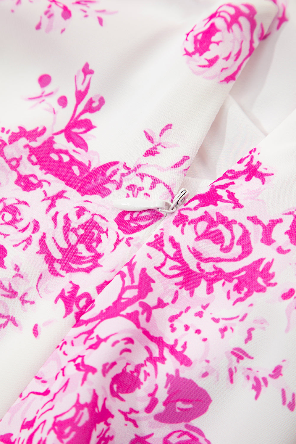 Sky Blue Boho Floral High Waist Ruffle Split Maxi Skirt