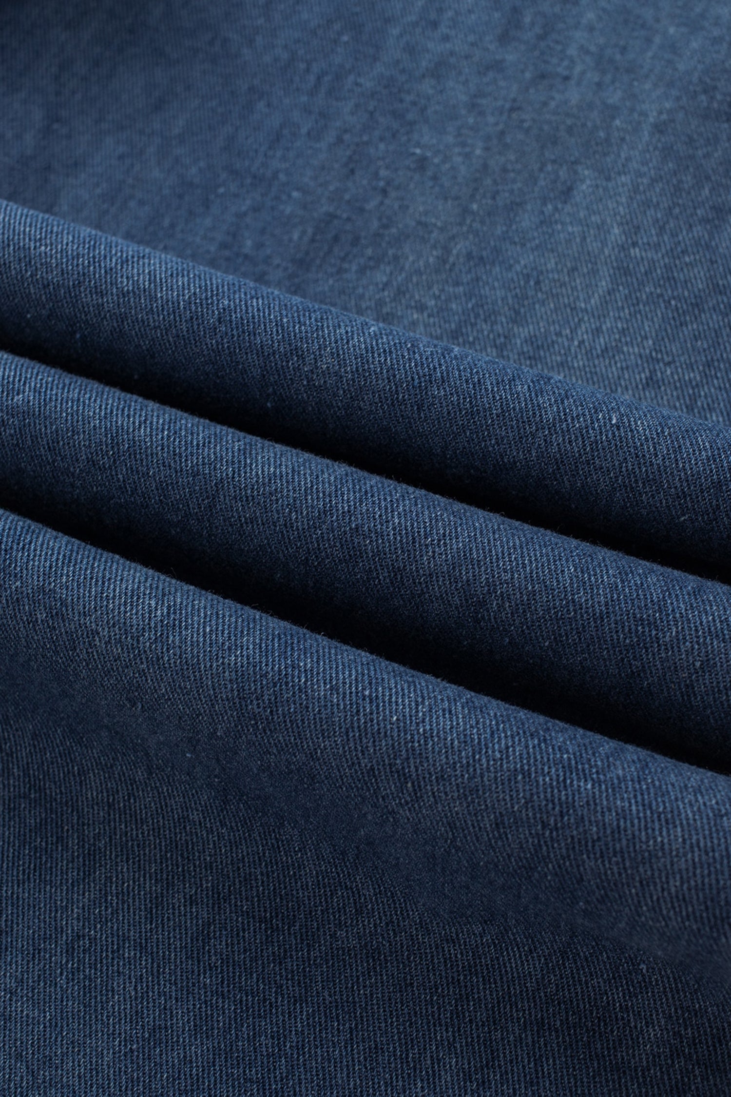 Dark Blue Crossed Tie Straps Bib Pocket Loose Denim Overalls