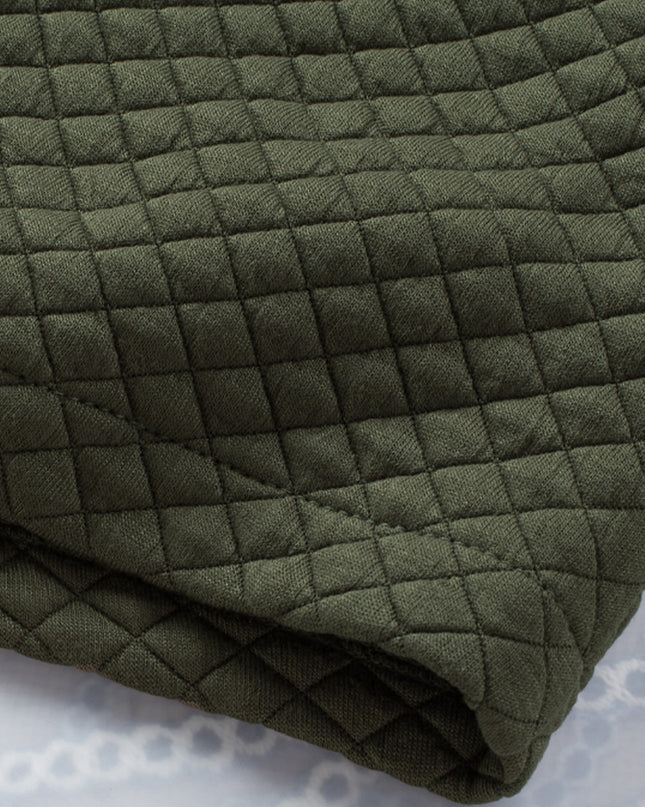 Black Retro Quilted Flap Pocket Button Shacket