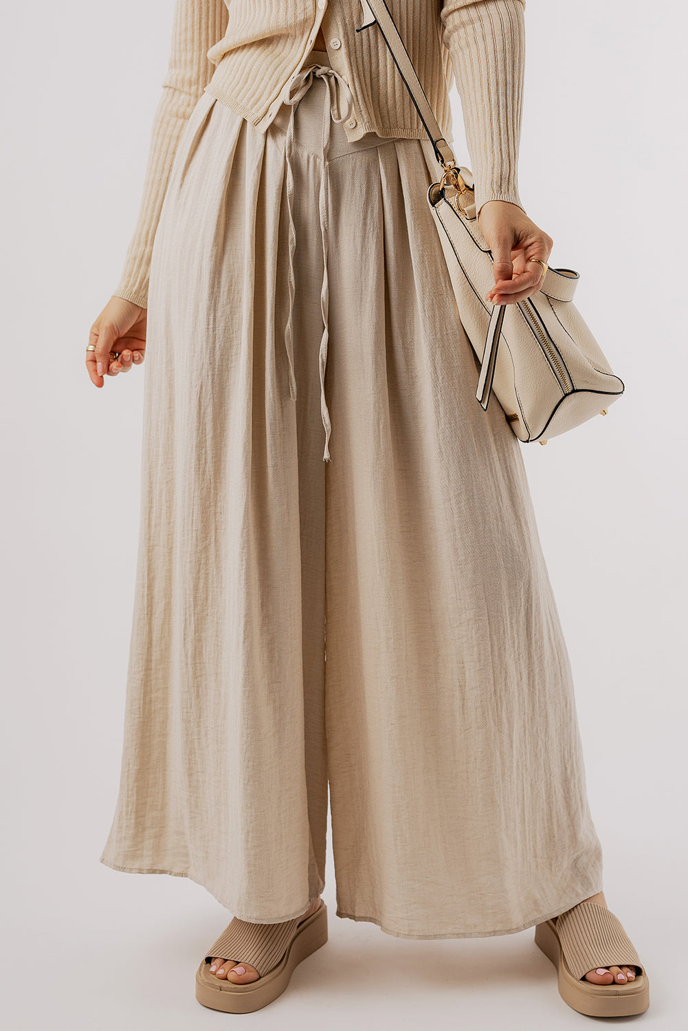 Asymmetrical maxi skirt with a frill - lemon