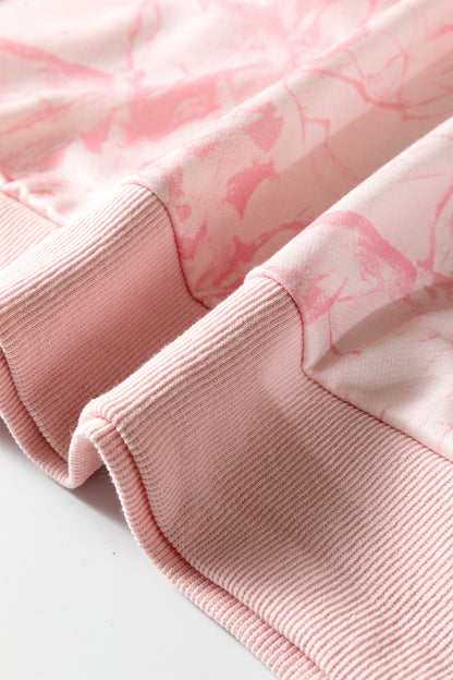 Khaki Camo Print Jogger Pants Set