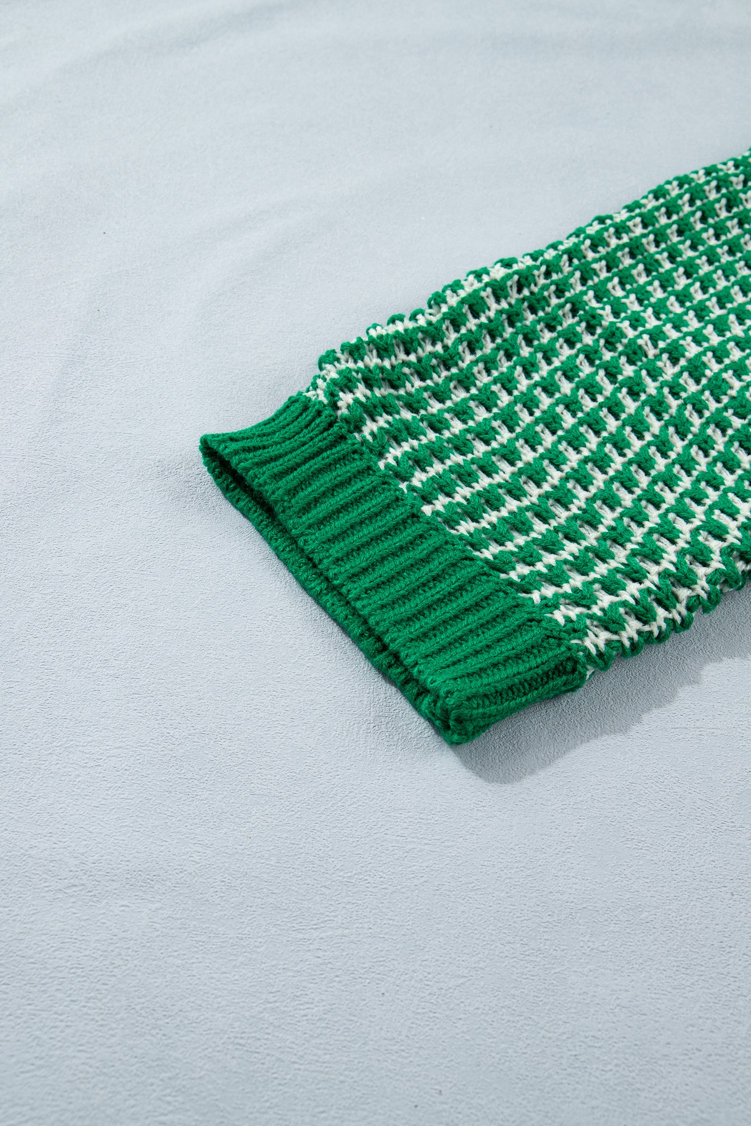 Red 3/4 Draped Sleeve Slouchy Sweater