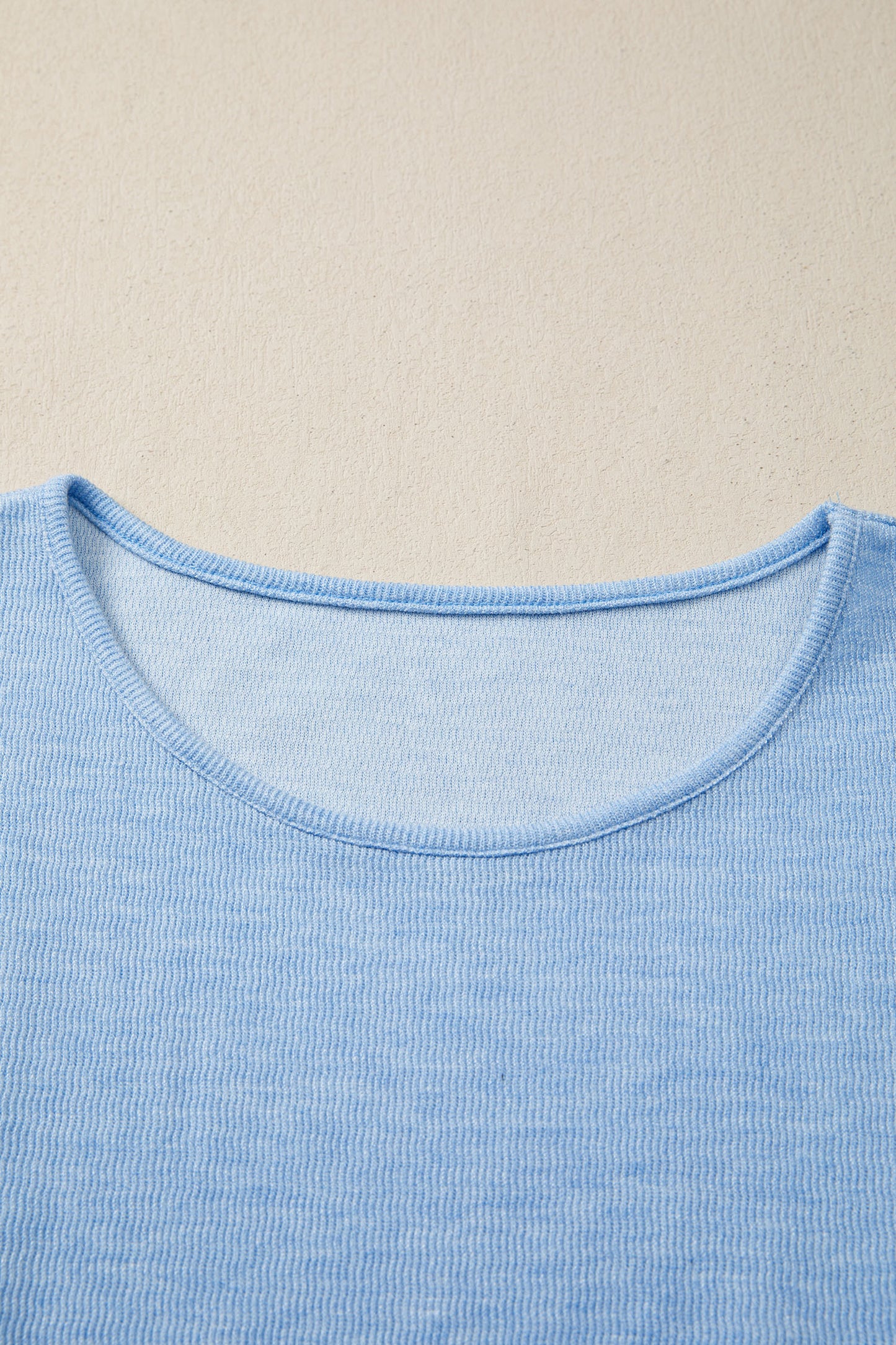 Beau Blue Cap Sleeve Matching Top and Jogger Pants Set