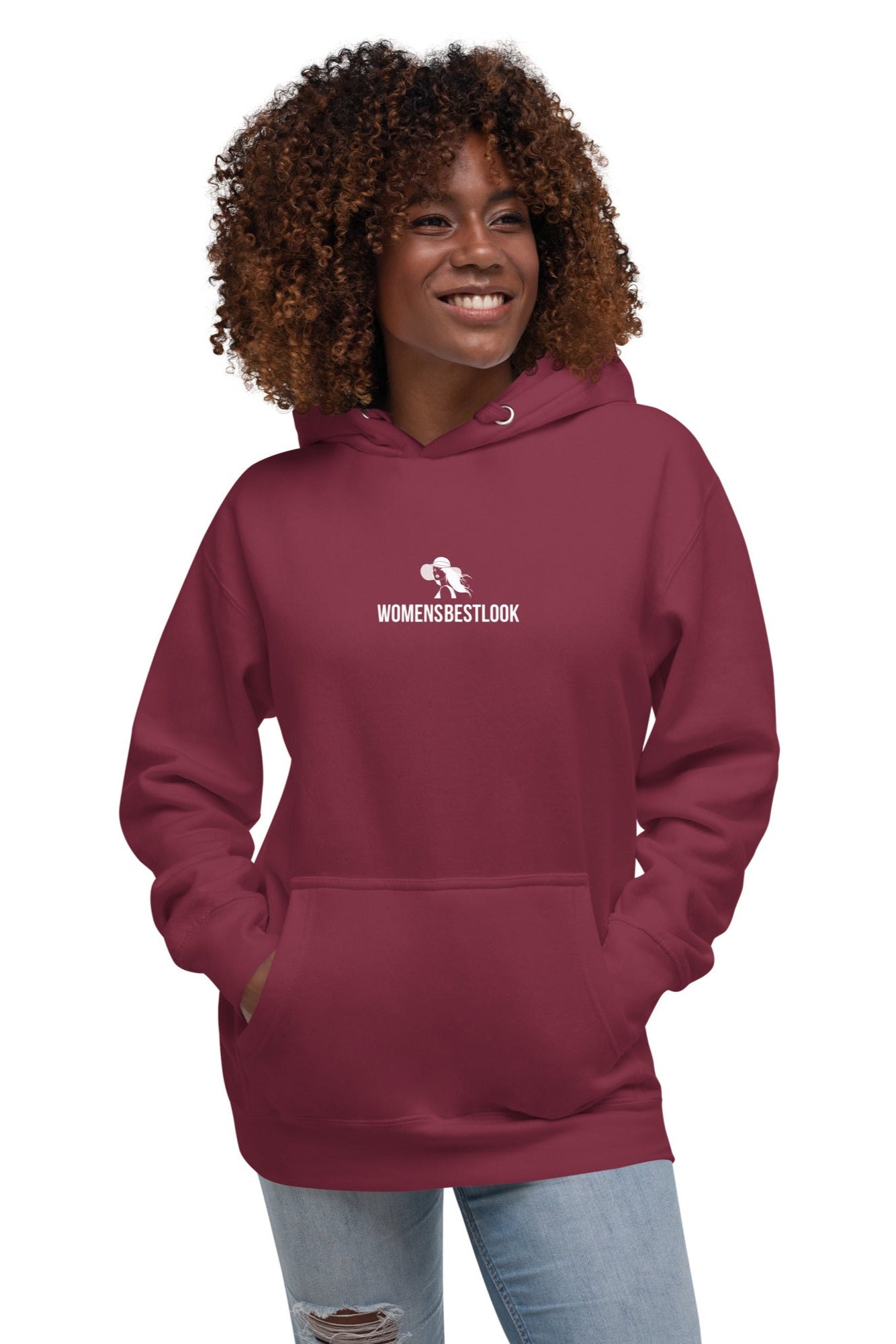 WomensBestLook Hoodie - Burgundy